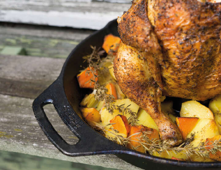 Petromax Geflügelbräter, optimale Hitzeverteilung